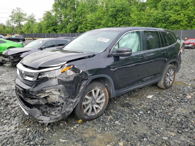 HONDA PILOT EXL 2020 with VIN 5FNYF6H55LB070040 - Photo from auction