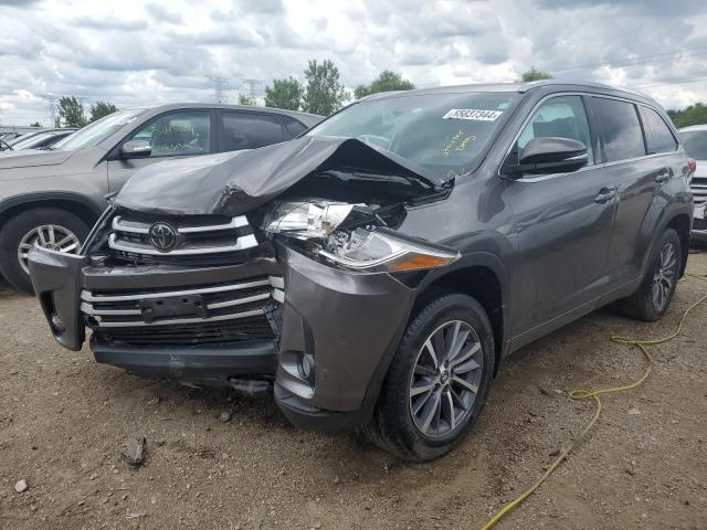 TOYOTA HIGHLANDER 2018 with VIN 5TDJZRFH1JS544159 - Photo from auction