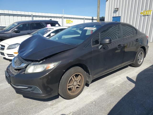 HONDA CIVIC LX 2013 with VIN 2HGFB2F52DH528290 - Photo from auction