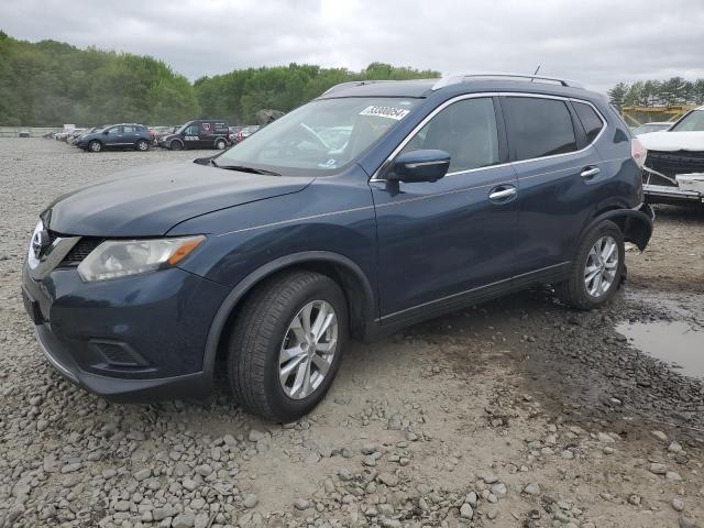 NISSAN ROGUE S 2015 with VIN KNMAT2MV1FP530782 - Photo from auction