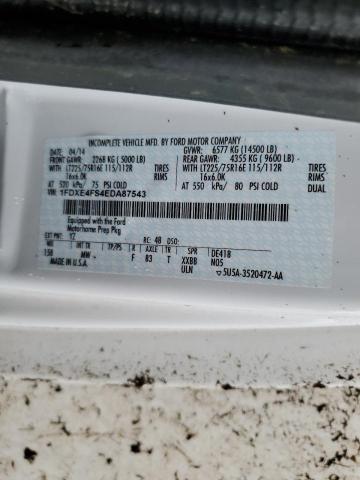 Photo 10 from auction – 2014 FORD ECONOLINE with VIN 1FDXE4FS4EDA87543
