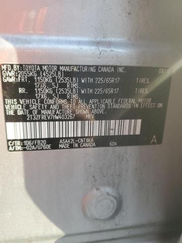Photo 14 from auction – 2017 TOYOTA RAV4 LE with VIN 2T3ZFREV7HW403267