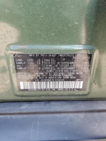 Photo 14 from auction – 2014 SUBARU OUTBACK 2. with VIN 4S4BRBMC9E3256525
