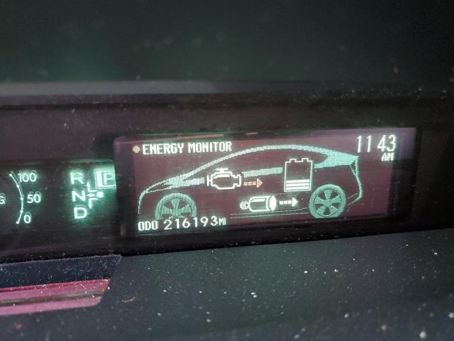 Photo 9 from auction – 2010 TOYOTA PRIUS with VIN JTDKN3DU5A0238601
