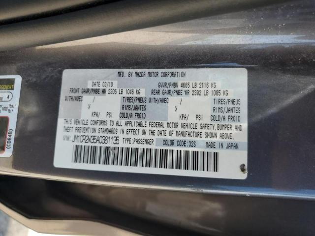 Photo 14 from auction – 2010 MAZDA 5 with VIN JM1CR2W35A0381135