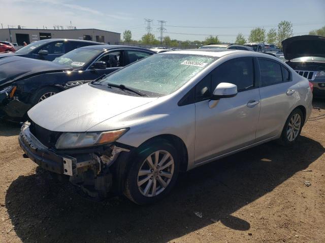 HONDA CIVIC EX 2012 with VIN 19XFB2F80CE339852 - Photo from auction