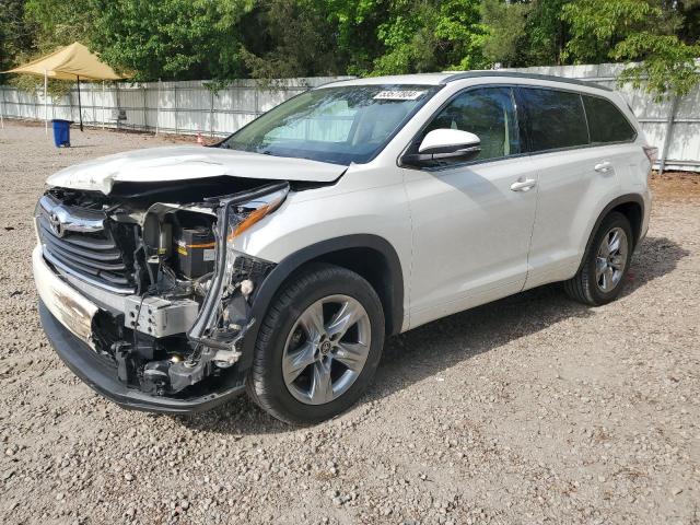 TOYOTA HIGHLANDER 2016 with VIN 5TDYKRFH4GS165894 - Photo from auction