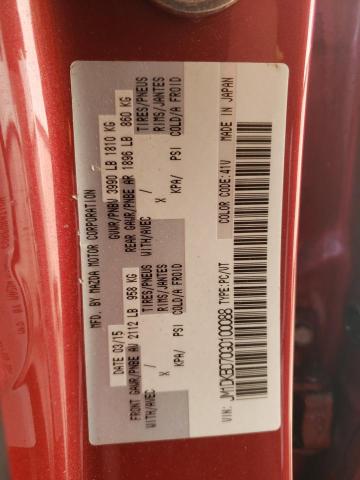 Photo 14 from auction – 2016 MAZDA CX-3 GRAND with VIN JM1DKBD70G0100088