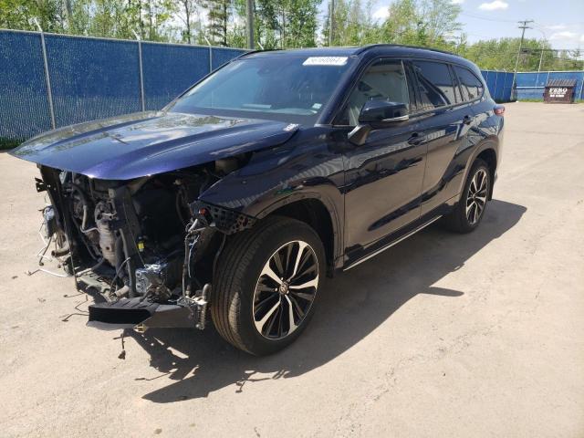 Photo 1 from auction – 2022 TOYOTA HIGHLANDER with VIN 5TDLZRBH2NS249446