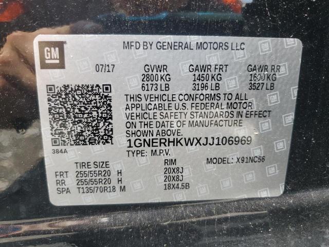 Photo 14 from auction – 2018 CHEVROLET TRAVERSE L with VIN 1GNERHKWXJJ106969