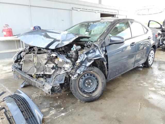 TOYOTA COROLLA L 2018 with VIN 5YFBURHE4JP847564 - Photo from auction