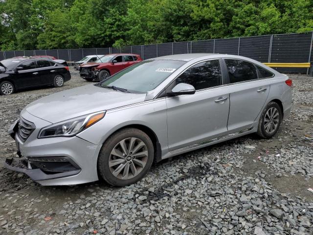 HYUNDAI SONATA SPO 2016 with VIN 5NPE34AF7GH299913 - Photo from auction