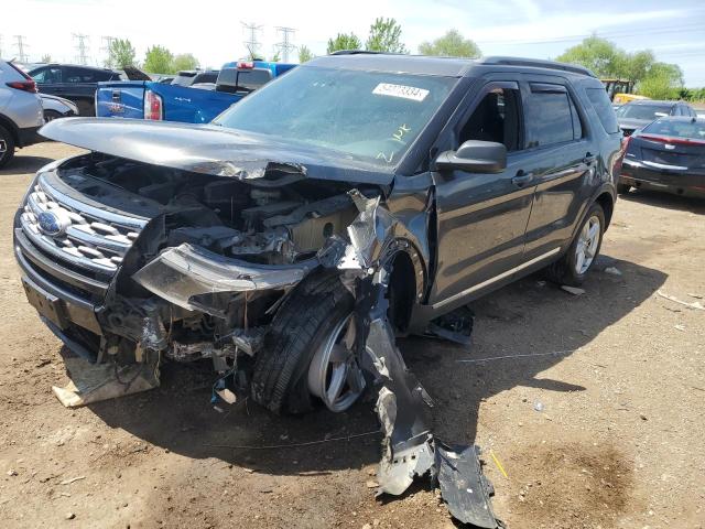 FORD EXPLORER X 2018 with VIN 1FM5K7D88JGA40596 - Photo from auction