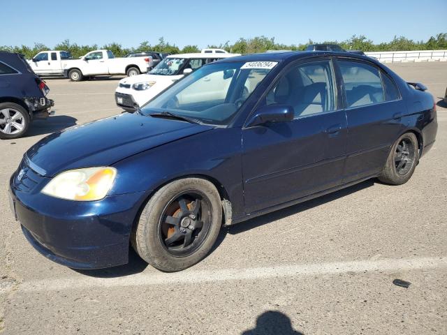 HONDA CIVIC EX 2002 with VIN 2HGES26782H570117 - Photo from auction