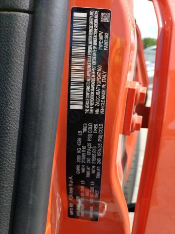 Photo 14 from auction – 2016 JEEP RENEGADE S with VIN ZACCJBAT1GPD47100