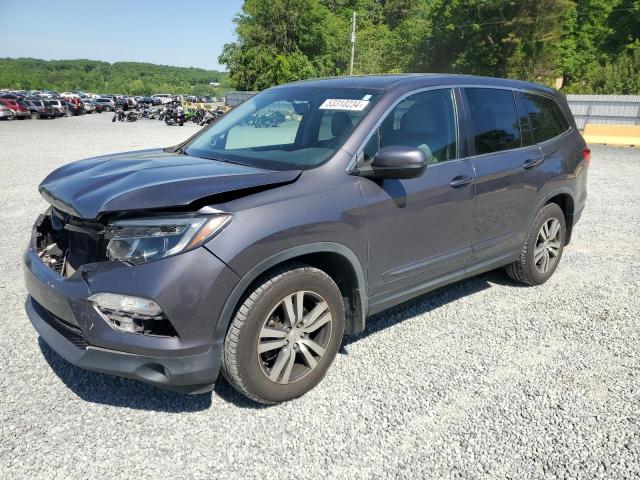 HONDA PILOT EXL 2017 with VIN 5FNYF5H53HB037460 - Photo from auction