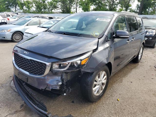 KIA SEDONA LX 2015 with VIN KNDMB5C17F6058481 - Photo from auction