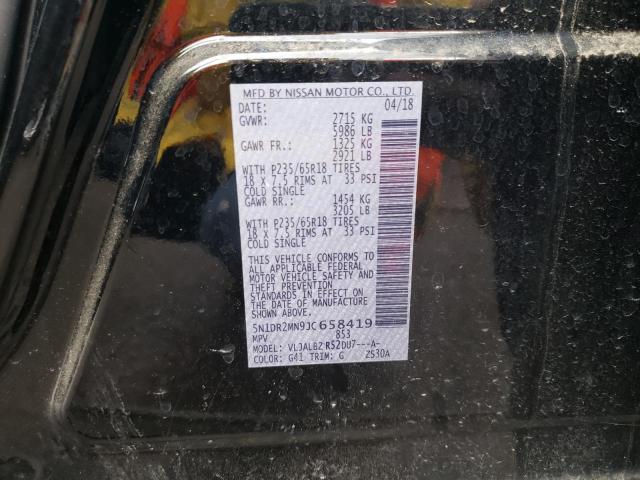 Photo 14 from auction – 2018 NISSAN PATHFINDER with VIN 5N1DR2MN9JC658419