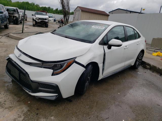 TOYOTA COROLLA SE 2020 with VIN 5YFS4RCE7LP041602 - Photo from auction