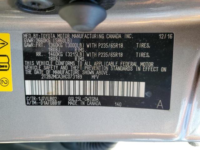 Photo 14 from auction – 2017 LEXUS RX 350 BAS with VIN 2T2BZMCA3HC073189