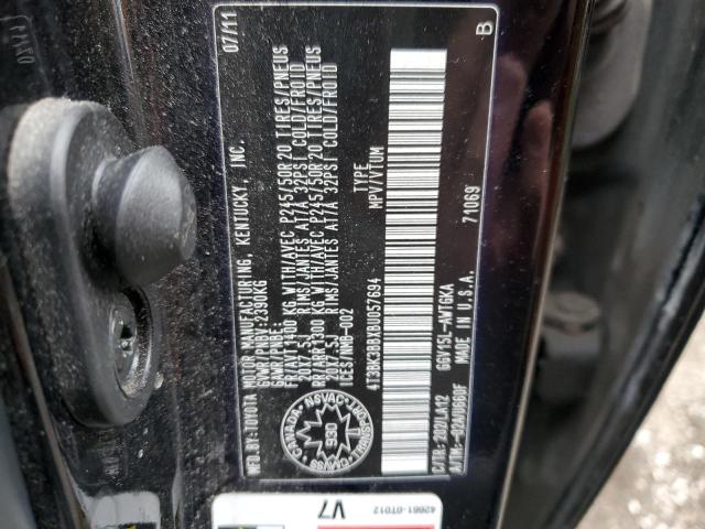 Photo 14 from auction – 2011 TOYOTA VENZA with VIN 4T3BK3BBXBU057694