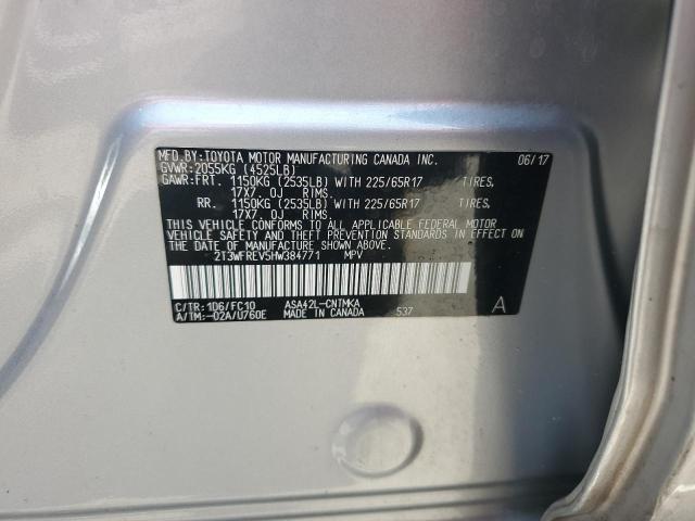Photo 14 from auction – 2017 TOYOTA RAV4 XLE with VIN 2T3WFREV5HW384771
