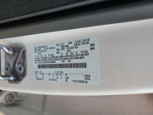 Photo 14 from auction – 2017 FORD ESCAPE TIT with VIN 1FMCU9JD4HUD48939