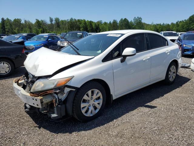 HONDA CIVIC LX 2012 with VIN 2HGFB2F44CH053974 - Photo from auction