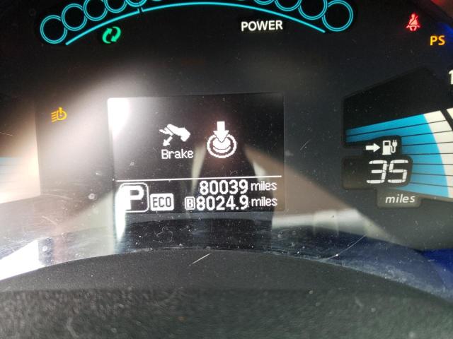 Photo 9 from auction – 2014 NISSAN LEAF S with VIN 1N4AZ0CP9EC333733