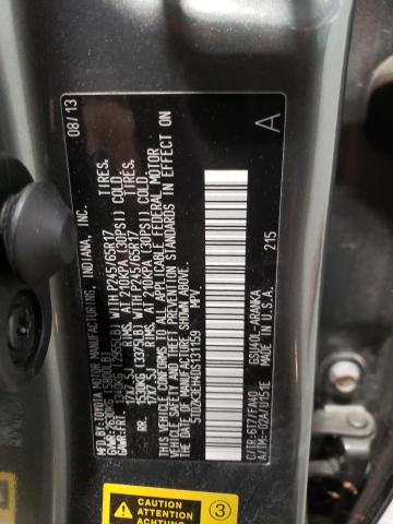 Photo 14 from auction – 2013 TOYOTA HIGHLANDER with VIN 5TDZK3EH4DS131159
