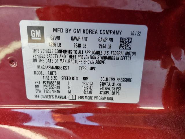 Photo 14 from auction – 2022 BUICK ENCORE PRE with VIN KL4CJASM4NB561274