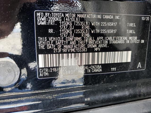 Photo 14 from auction – 2021 TOYOTA RAV4 LE with VIN 2T3F1RFV1MC155383