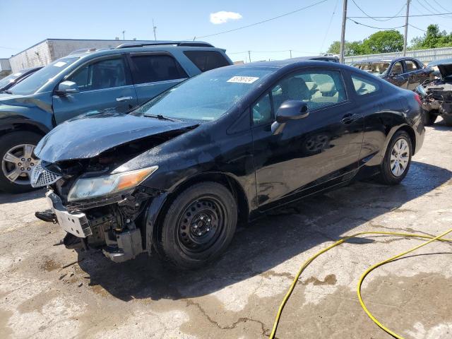 HONDA CIVIC LX 2012 with VIN 2HGFG3B51CH545481 - Photo from auction