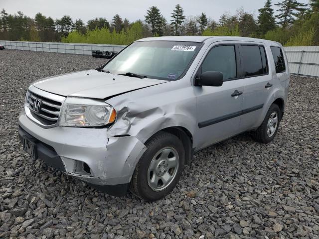 HONDA PILOT LX 2015 with VIN 5FNYF4H27FB020691 - Photo from auction