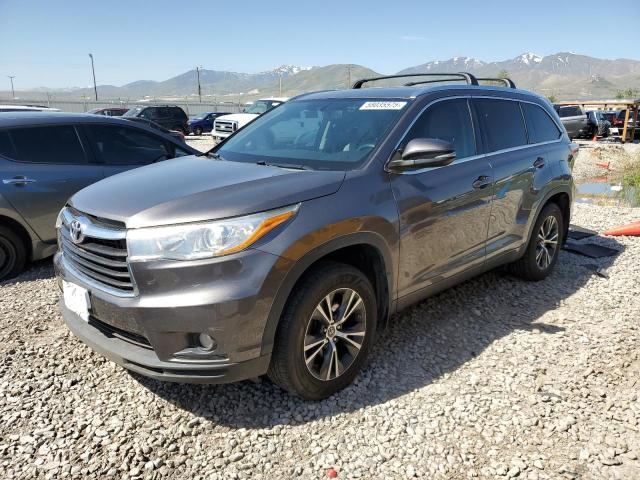 Foto 1 de la subasta – 2016 TOYOTA HIGHLANDER con VIN 5TDJKRFH4GS331719