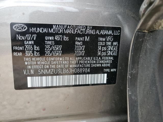 Photo 14 from auction – 2018 HYUNDAI SANTA FE S with VIN 5NMZU3LB6JH088984