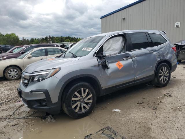 HONDA PILOT EX 2021 with VIN 5FNYF6H38MB018482 - Photo from auction