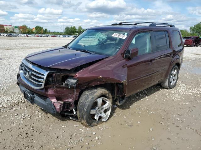 HONDA PILOT EXL 2014 with VIN 5FNYF4H57EB008484 - Photo from auction
