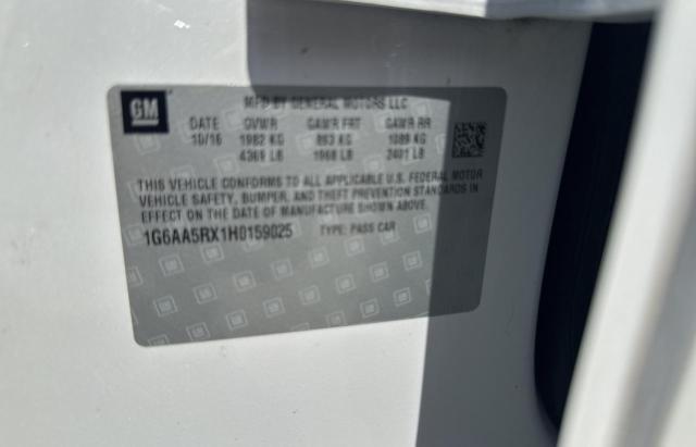 Photo 10 from auction – 2017 CADILLAC ATS with VIN 1G6AA5RX1H0159025