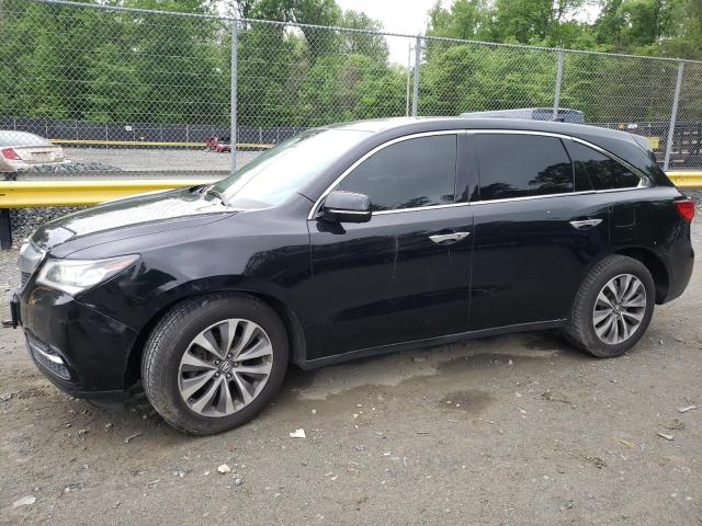 ACURA MDX TECHNO 2014 with VIN 5FRYD4H49EB012418 - Photo from auction