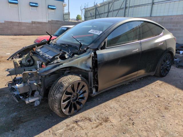 Foto 1 de la subasta – 2022 TESLA MODEL Y con VIN 7SAYGDEF4NF546928
