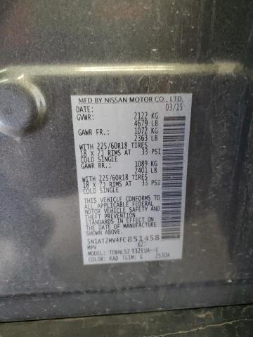 Photo 14 from auction – 2015 NISSAN ROGUE S with VIN 5N1AT2MV4FC851458