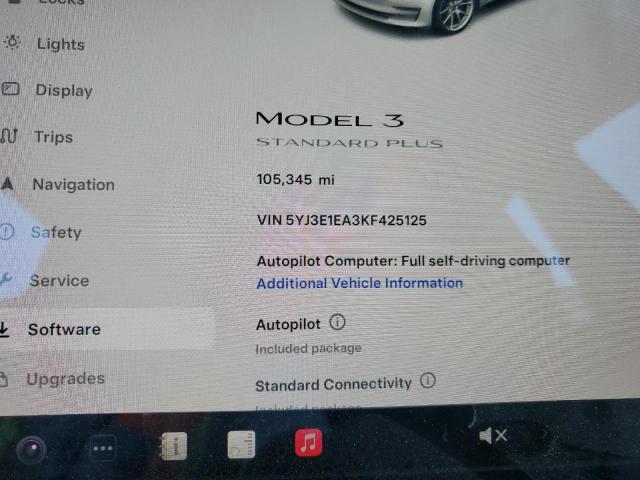 Photo 9 from auction – 2019 TESLA MODEL 3 with VIN 5YJ3E1EA3KF425125