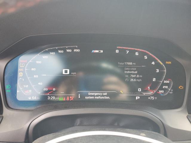 Photo 9 from auction – 2022 BMW M3 COMPETI with VIN WBS33AY03NFM24090