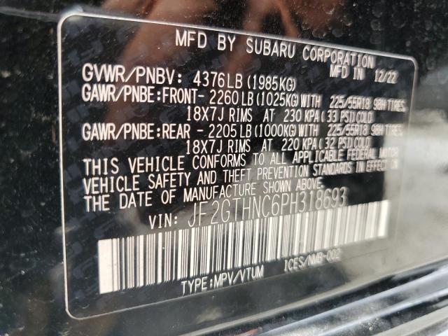 Foto 14 de la subasta – 2023 SUBARU CROSSTREK con VIN JF2GTHNC6PH318693