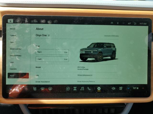 Photo 9 from auction – 2025 RIVIAN R1S PREMIU with VIN 7PDSGCBP6SN061237