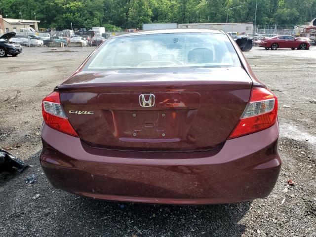 Photo 6 from auction – 2012 HONDA CIVIC LX with VIN 19XFB2F55CE110394