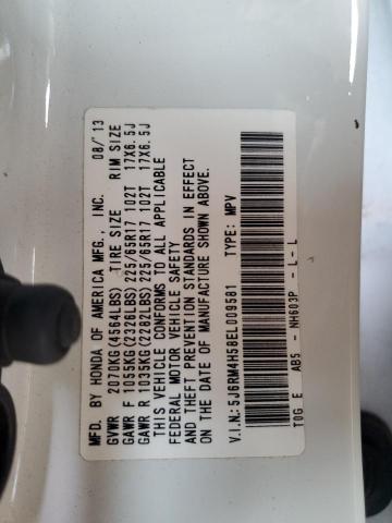 Photo 14 from auction – 2014 HONDA CR-V EX with VIN 5J6RM4H58EL009581
