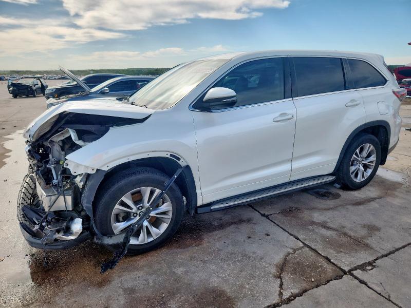 TOYOTA HIGHLANDER 2016 with VIN 5TDZKRFH7GS180538 - Photo from auction