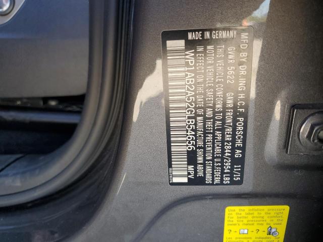 Photo 14 from auction – 2016 PORSCHE MACAN S with VIN WP1AB2A52GLB54656